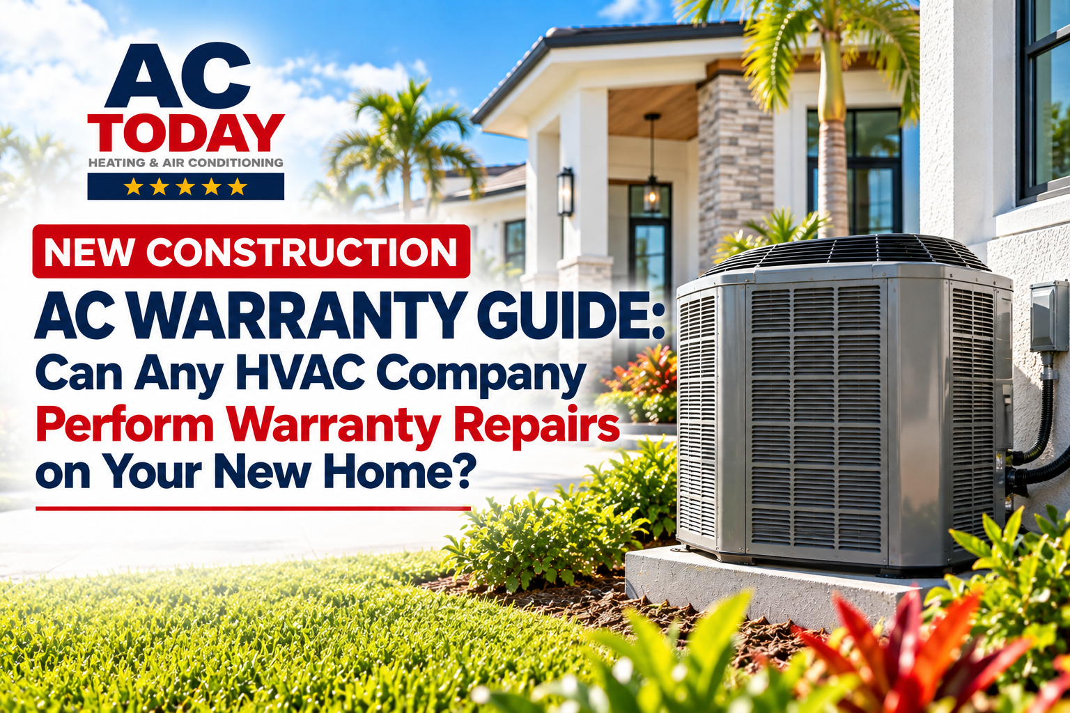 New Construction AC Warranty Guide: Who Can Repair It?